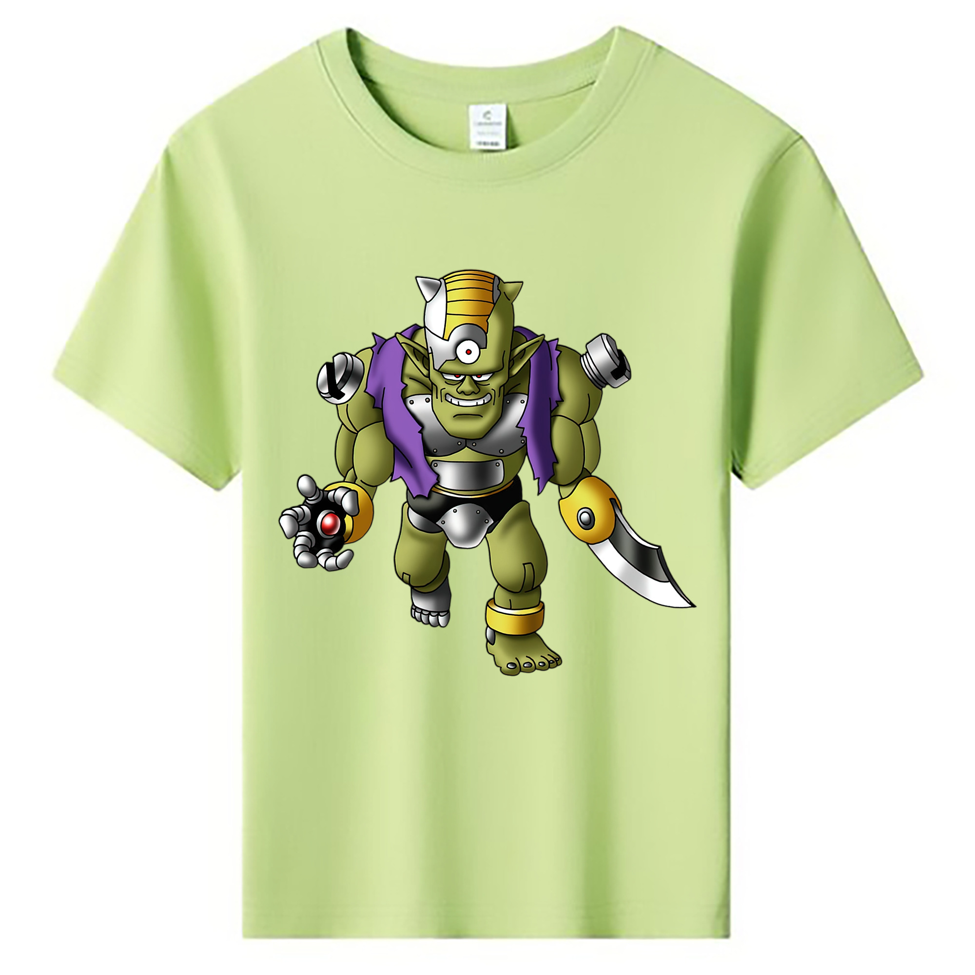 （画像用） ドラゴンクエスト Doragon Kuesuto Dragon Quest 綿100％キッズTシャツ（フロントプリント）